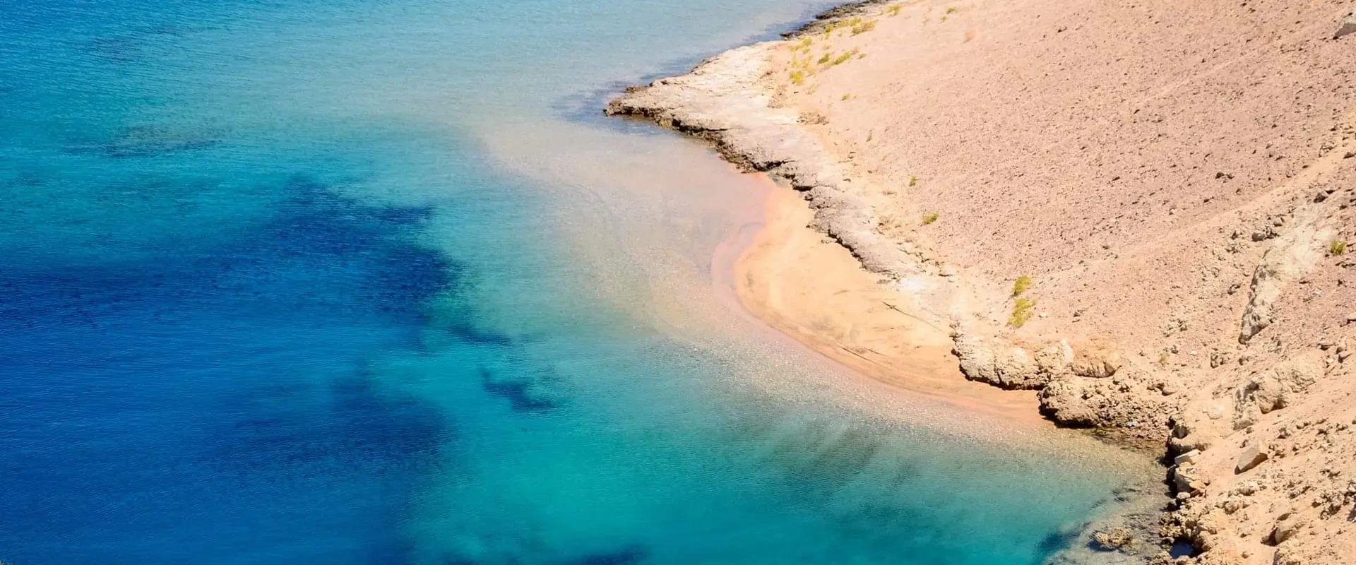 Coral reefs and turquoise waters at Ras Mohamed National Park
