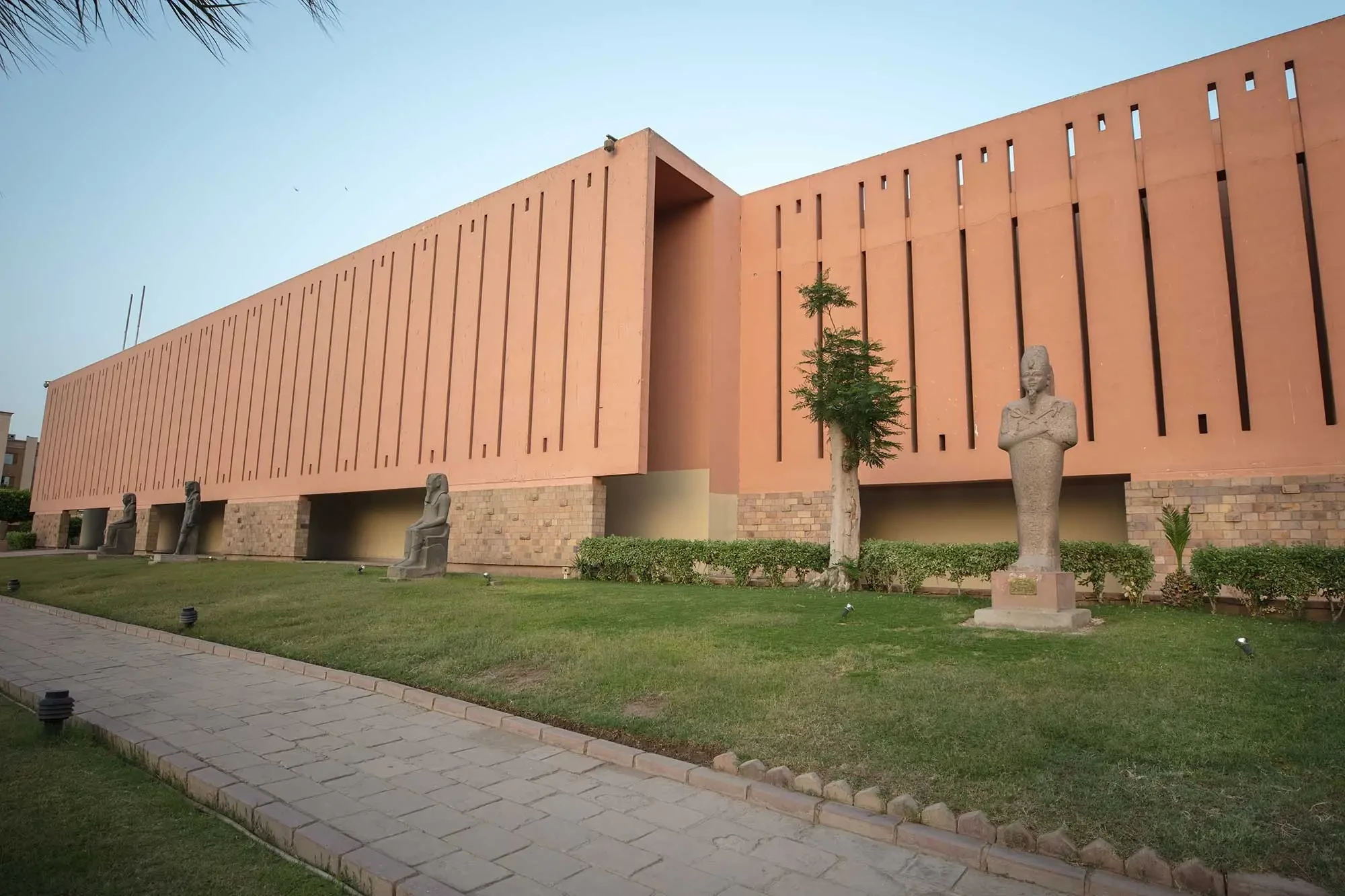Scenic view of Luxor Museum beside the Nile in Thebes, Egypt