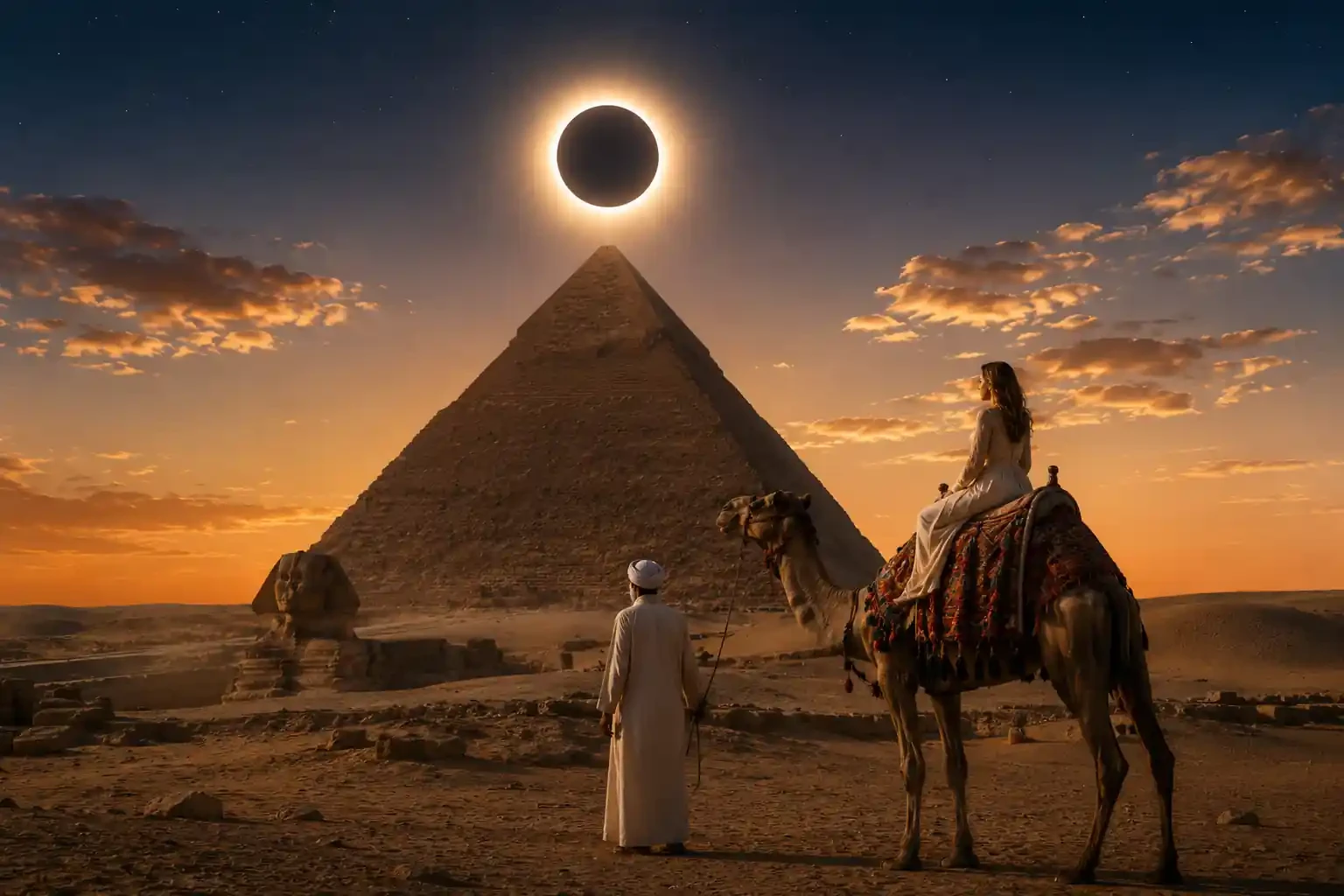 Giza Pyramids Solar Egypt 2027