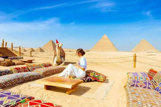 Christmas at the Giza Pyramids